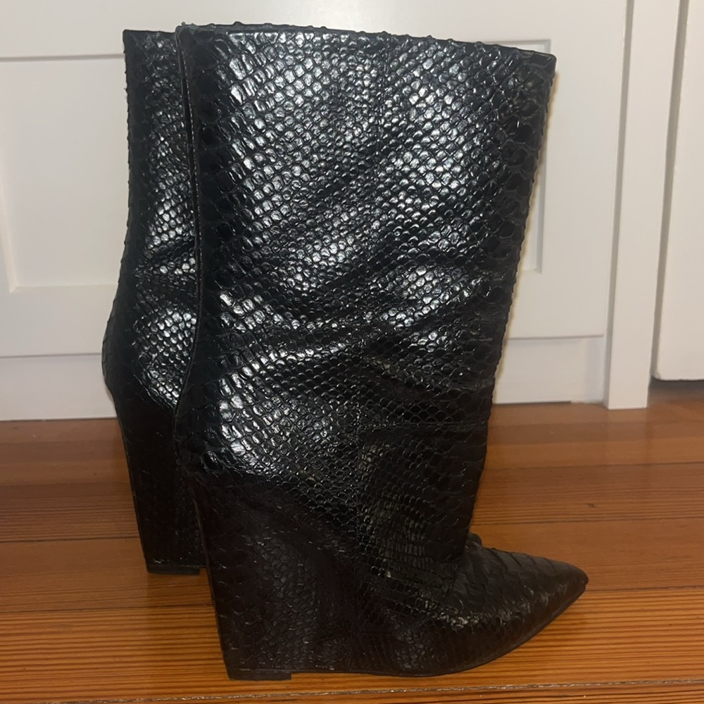 Giuseppe Zanotti Python Wedge Boot - image 3